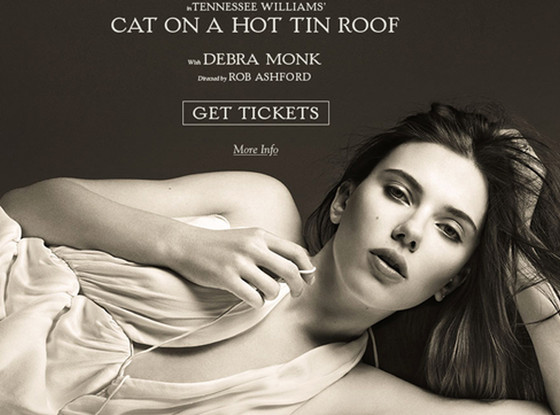 Scarlett Johansson-cat on a hot tin roof